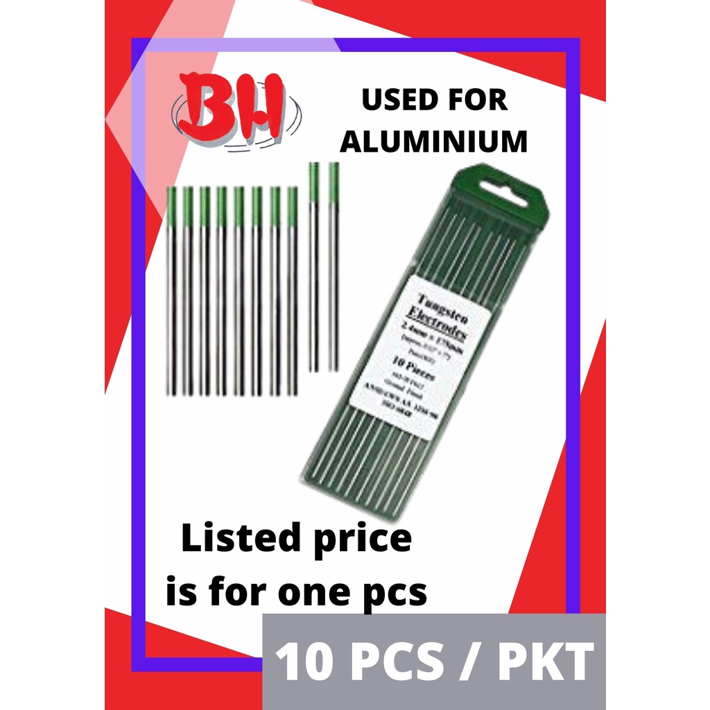 [iBANHEE] TIG WELDING TUNGSTEN ROD / TIG ROD LENGTH 150MM (GREEN