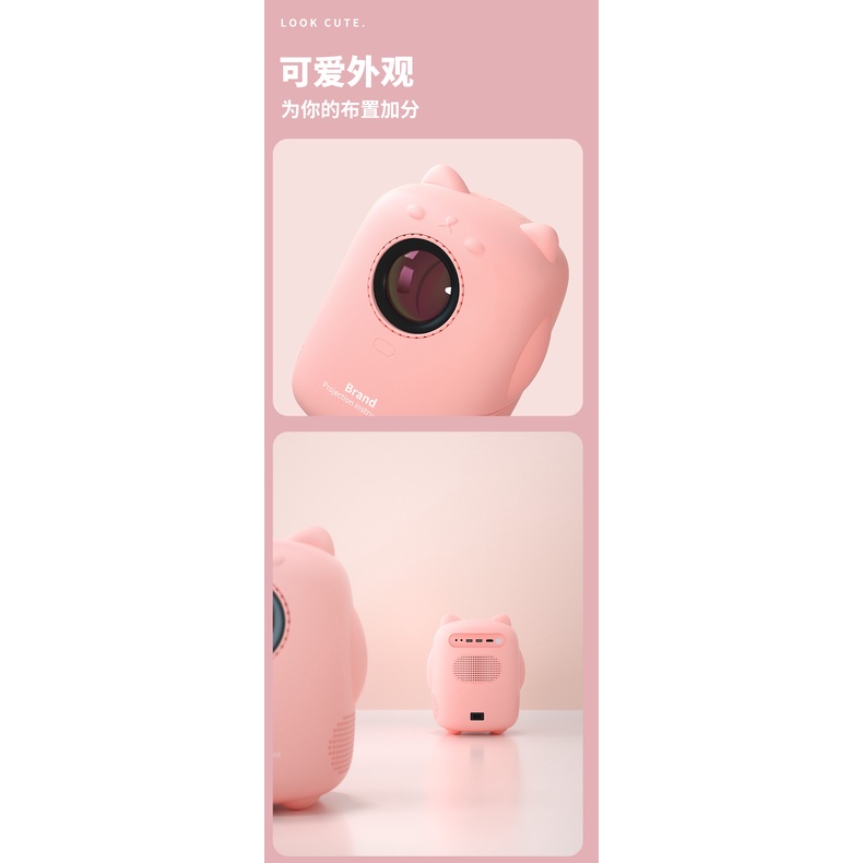 XH Hengshijia2022New Ultra HD Smart Projector5GHome Theater Office Wall