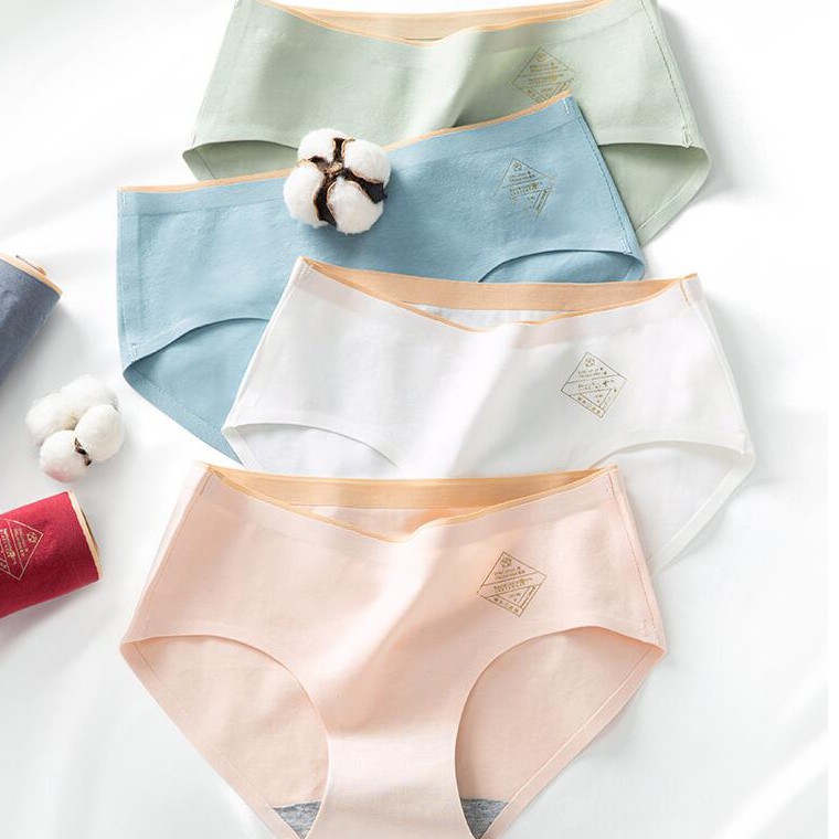 Women Cotton Panties Seamless Underwear Graphene Antibacterial Crotch
