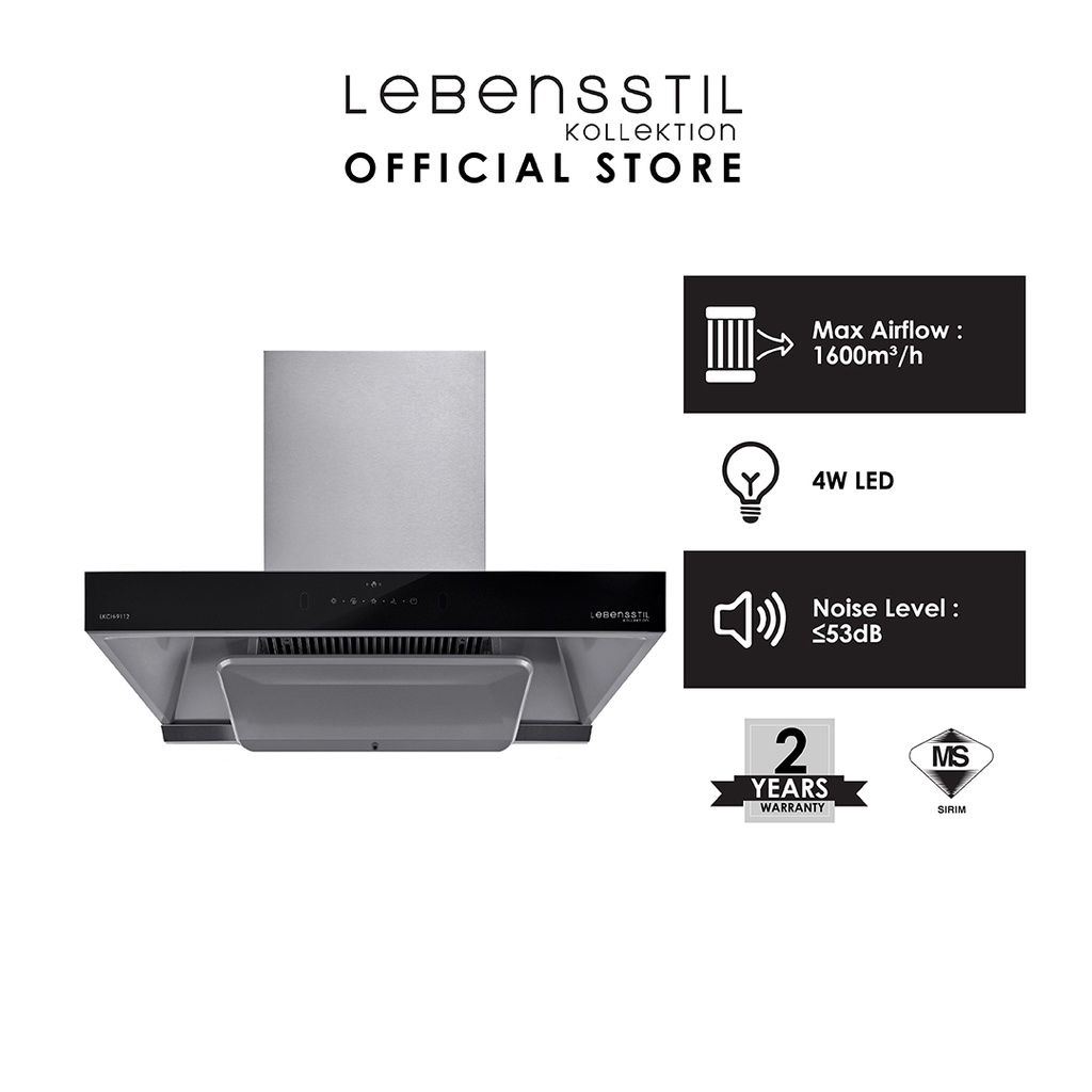 Lebensstil Kollektion Cooker Hood LKCH9112 Shopee Malaysia