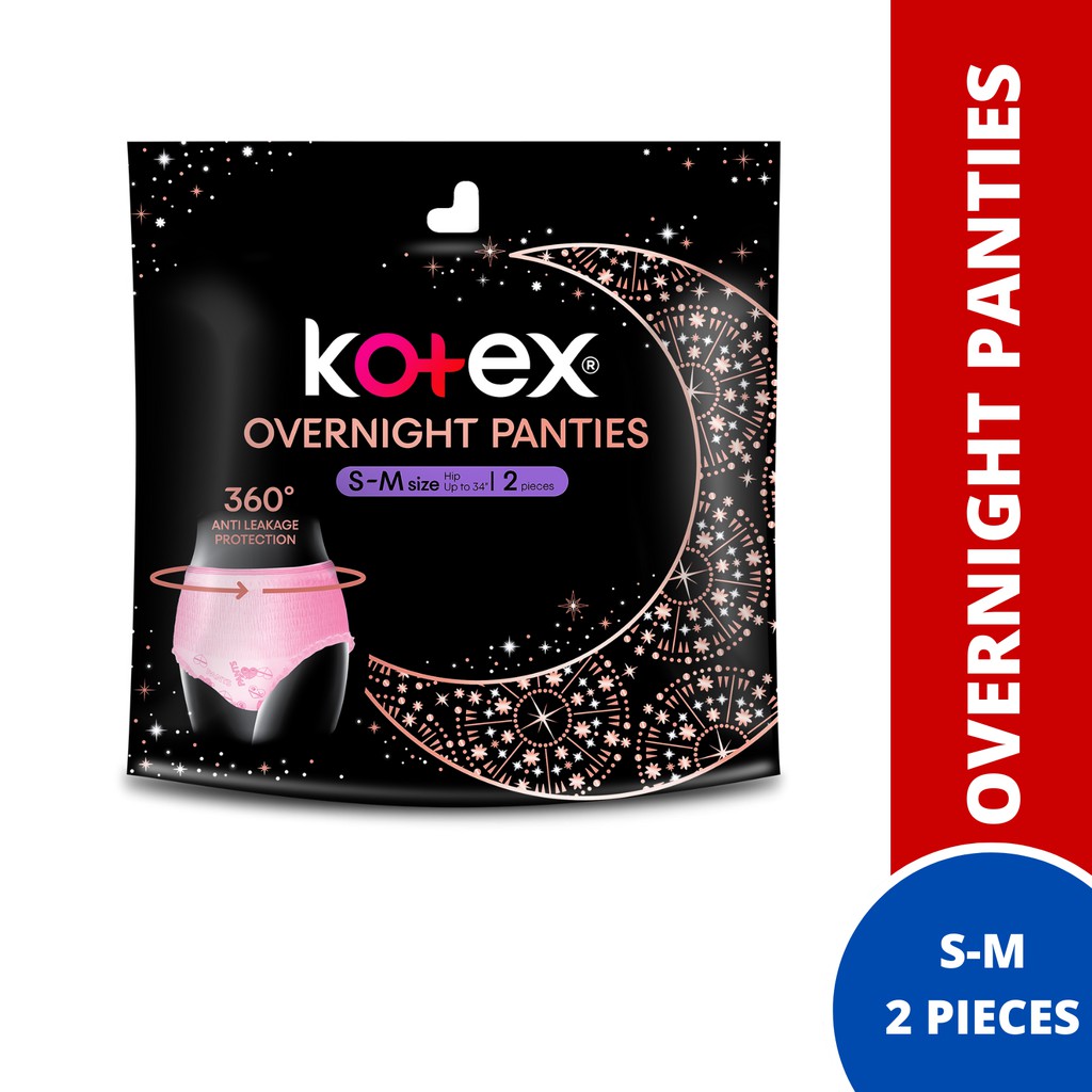 Kotex Overnight Panties (S/M/L/XL) Shopee Malaysia
