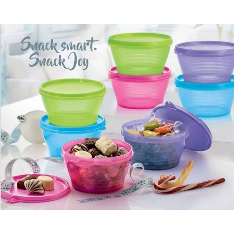 Tupperware Snack Bowl set(4pcs) Shopee Malaysia