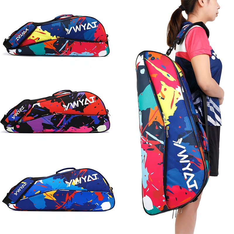 YWYAT 36Pcs Badminton Rackets Bag With Shoes Compartment Waterproof