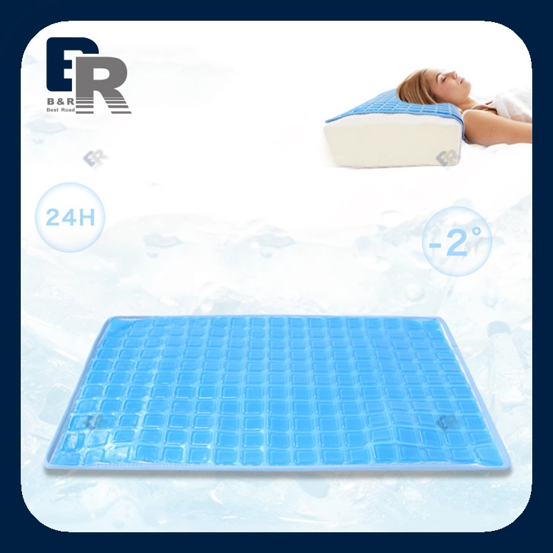 58X40CM Cooling Gel Pillow Pad Mat MultiFunctional Magic Cool Gel Pad