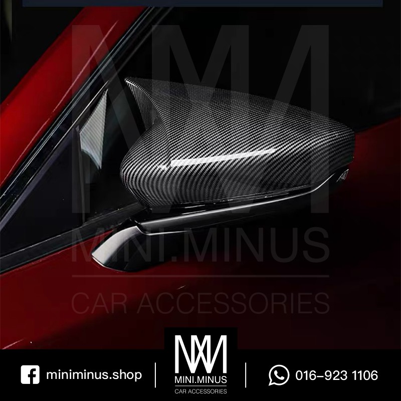 Mazda 3 (20202023) Carbon Fiber M4 Style Side Mirror Cover Shopee