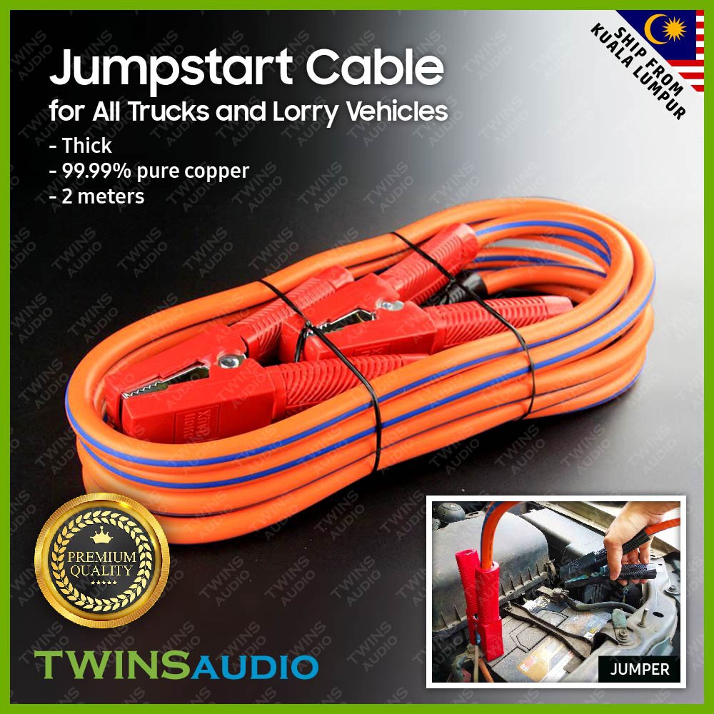 Jumper Jumpstart Cable for All Trucks and Lorry Vehicles Thick Jumper
