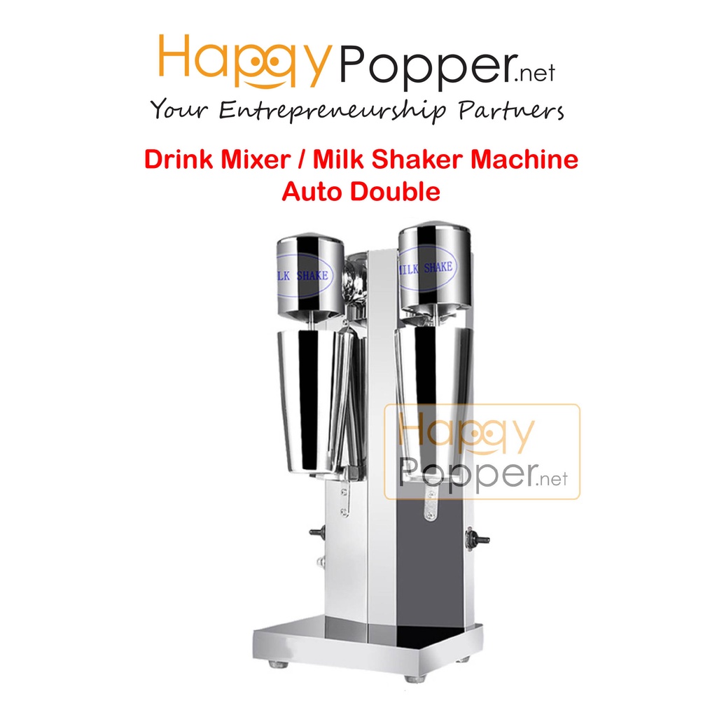 Happypopper Commercial Electric Drink Mixer Milkshake Milk Foam Mixer