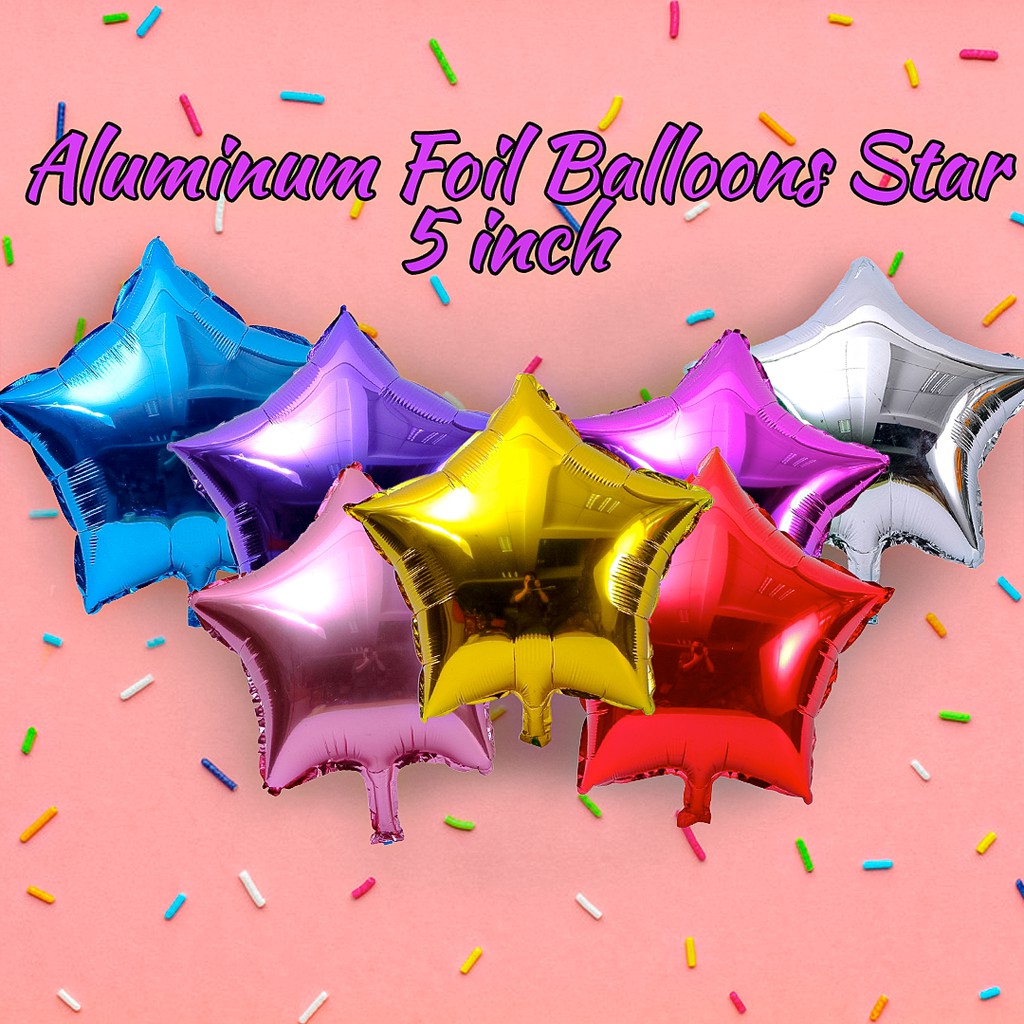 5/10/18 inch Foil STAR Shape Balloon / Foil Balloon Helium Party Decoration / Gift Bouquet Star
