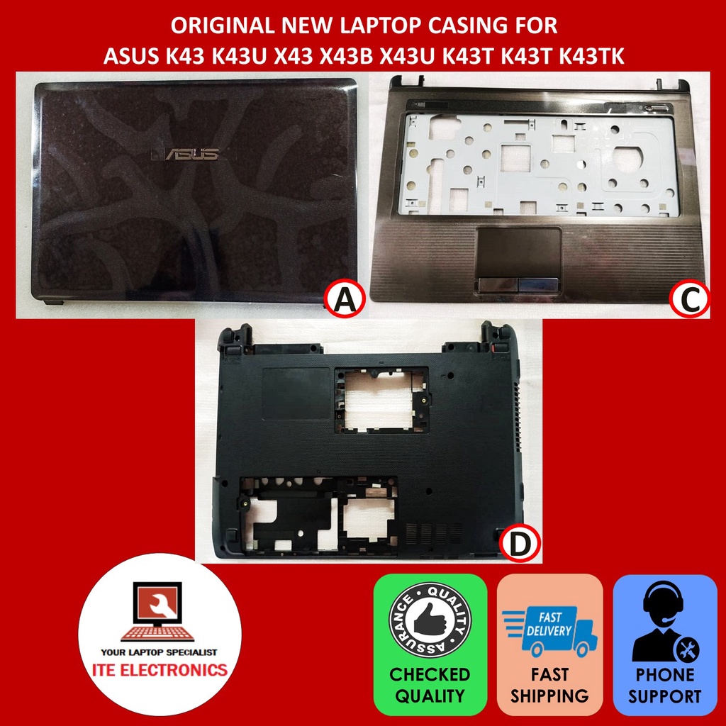 ORIGINAL NEW ASUS K43 K43U X43 X43B X43U K43T K43T K43TK SERIES LCD