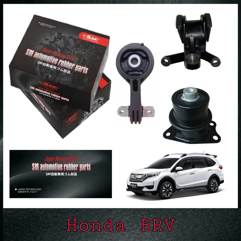 SM Engine Mounting Set Honda BRV ( 1+1Year Warranty ) BRV Shopee