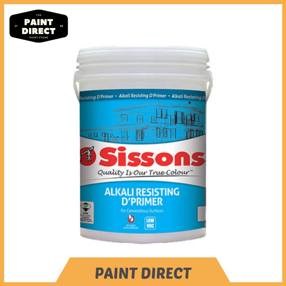 5Litre Sissons Paint D' Primer 5L (Interior & Exterior Wall Sealer) Cat