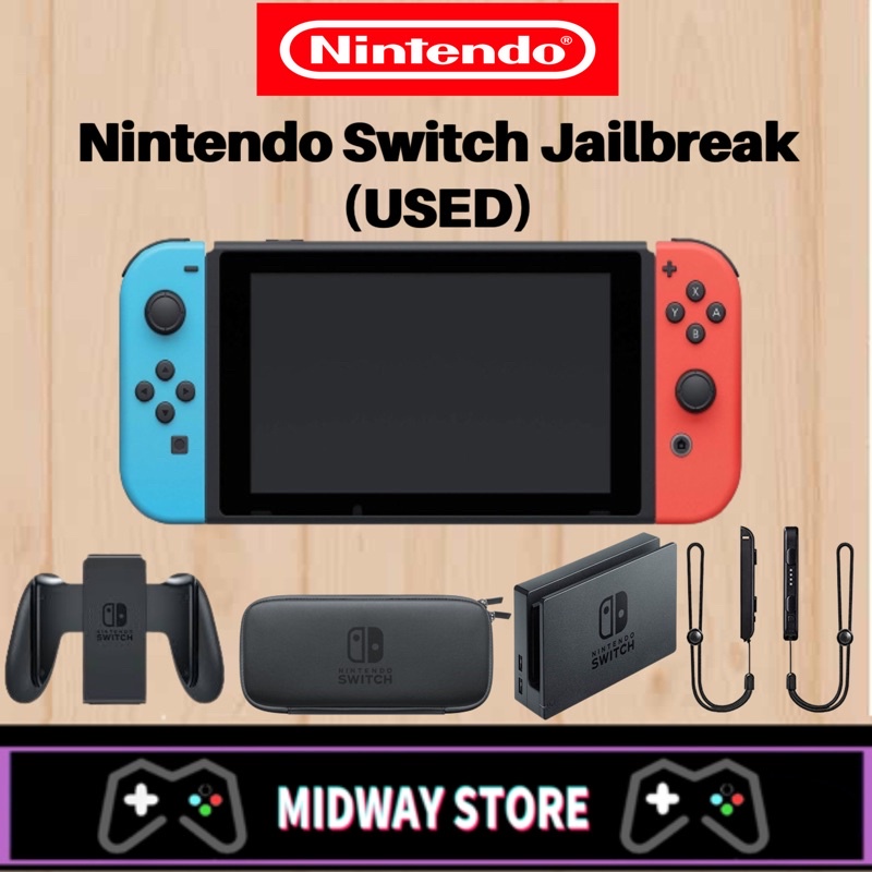 Nintendo Switch V1/V2 Jailbreak Full set (USED) Shopee Malaysia