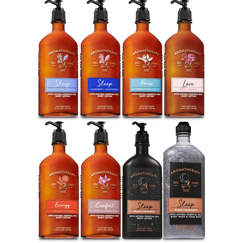 PROMO! Bath and Body Works Aromatherapy Lotion (100 Original) Shopee