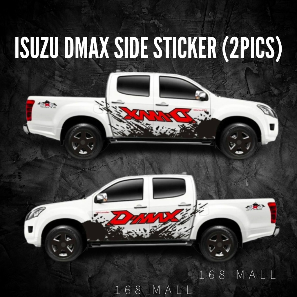 Isuzu DMAX sticker/ Isuzu side sticker/ Isuzu accessories(2pcs) Shopee Malaysia