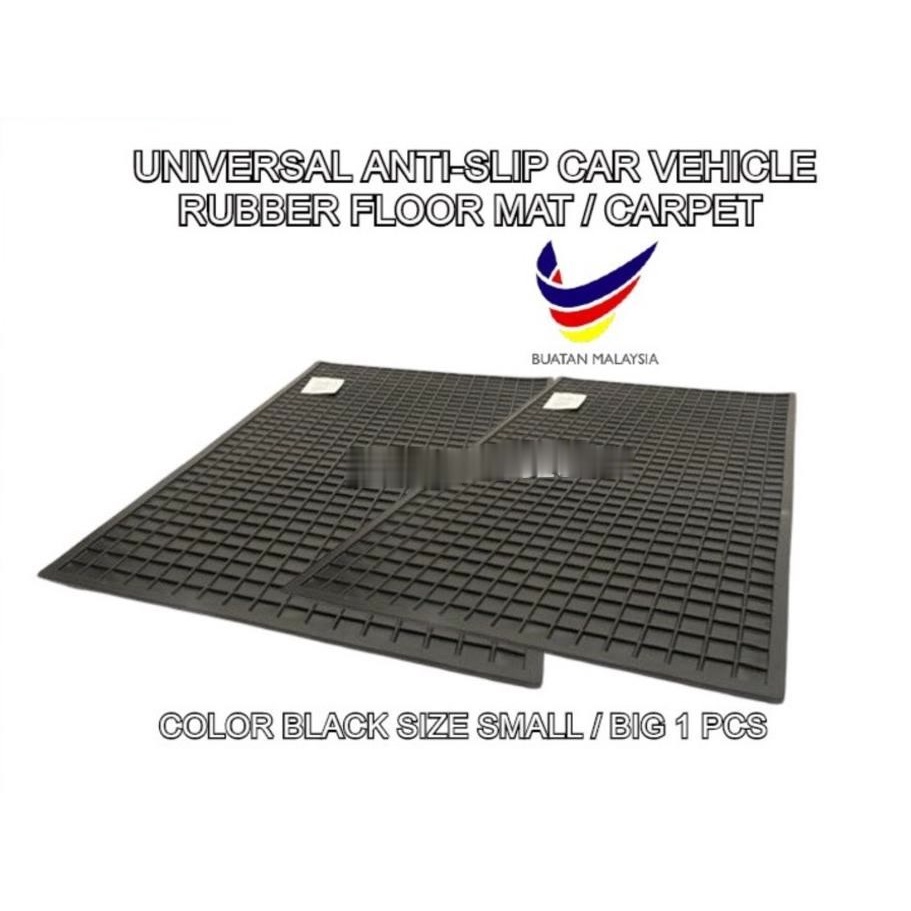 Universal AntiSlip Car Rubber Carpet / Floor Mat Large/Small
