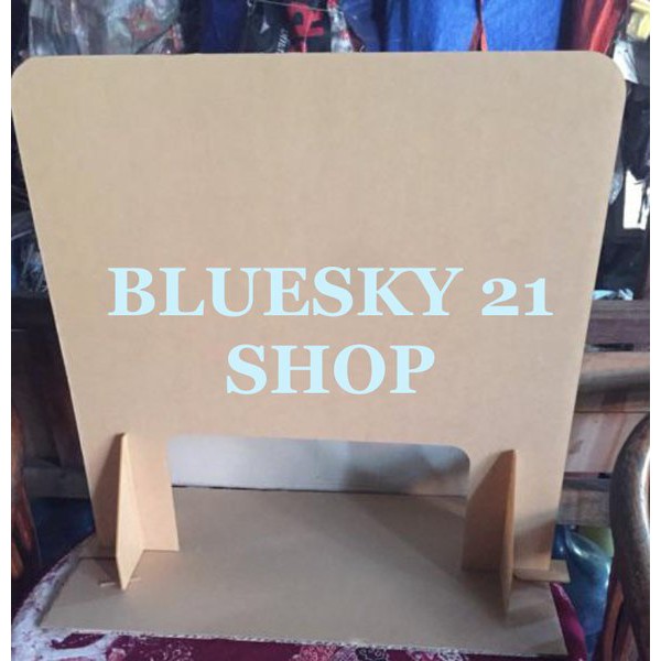 Original Partition Acrylic Table Dividers With Hole Size 80x60