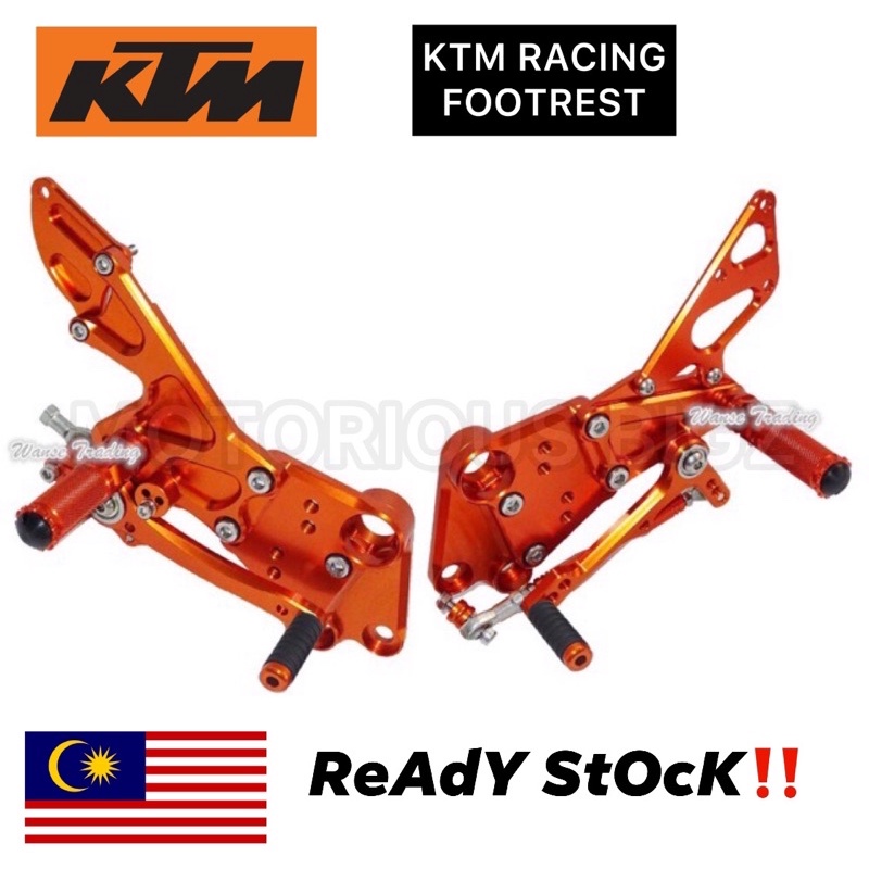 KTM FOOTREST KTM DUKE FOOTREST KTM RC FOOTPEG KTM DUKE PEDAL GEAR DUKE