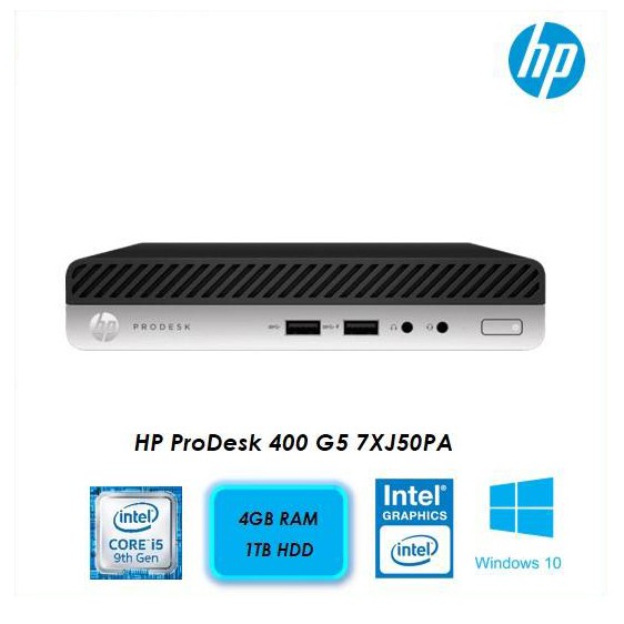 HP ProDesk 400 G5 Desktop Mini PC 7XJ50PA [i59500 DT Mini/4G/1TB