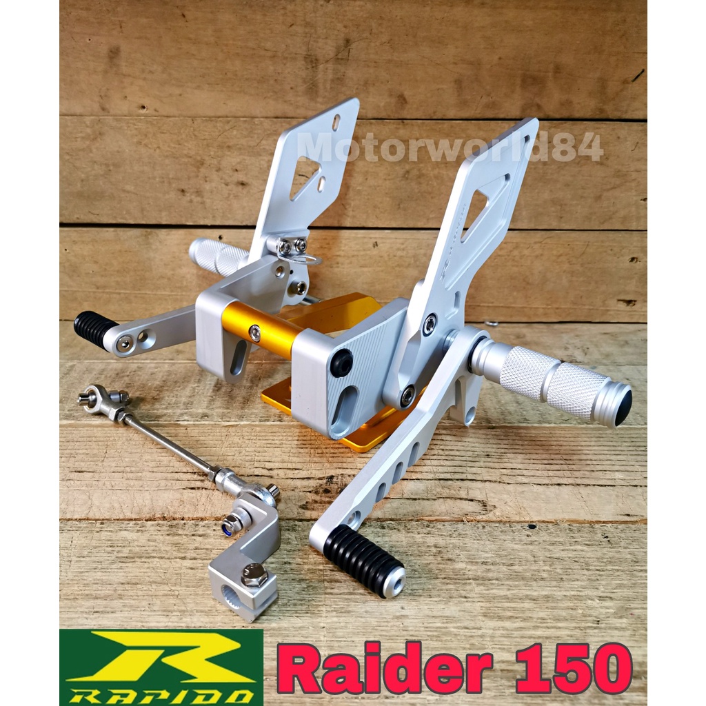 RACING FOOTREST/ SINGLE FOOTREST RAPIDO SUZUKI RAIDER 150 RAIDER150