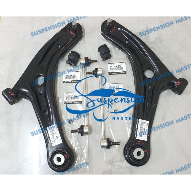 6 IN 1 SET FRONT LOWER ARM/ STABILIZER LINK / STABILIZER BUSH MAZDA