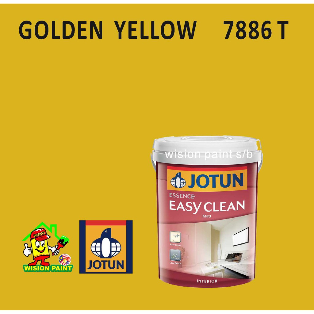 GOLDEN YELLOW 7886 T ( 1L ) JOTUN ESSENCE EASY CLEAN INTERIOR MATT