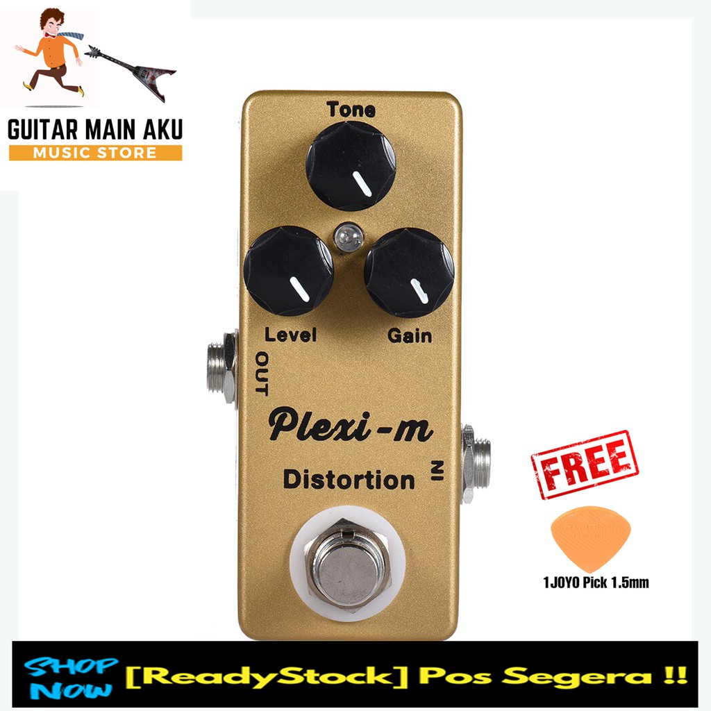 MOSKY Plexim Electric Guitar Distortion Effect Pedal (ReadyStock