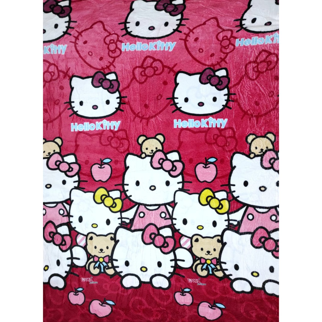 Children's Cute Cartoon Blanket (Hello Kitty) (import) Shopee Malaysia