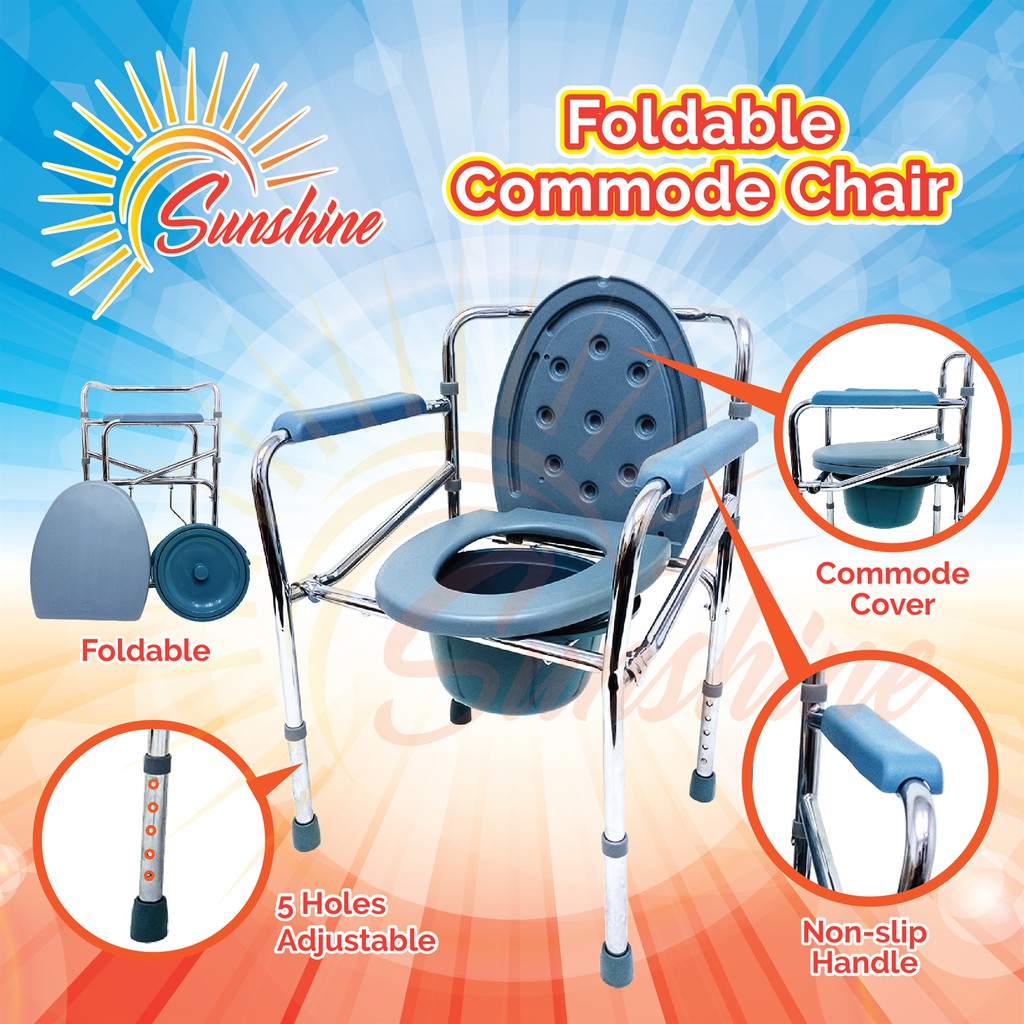 Foldable Commode Chair Shopee Malaysia