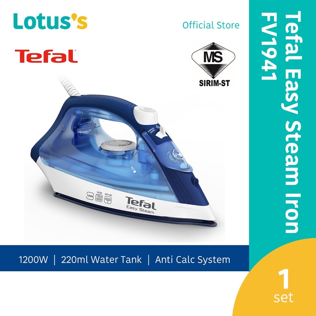 Tefal Easy Steam Iron FV1941 Shopee Malaysia