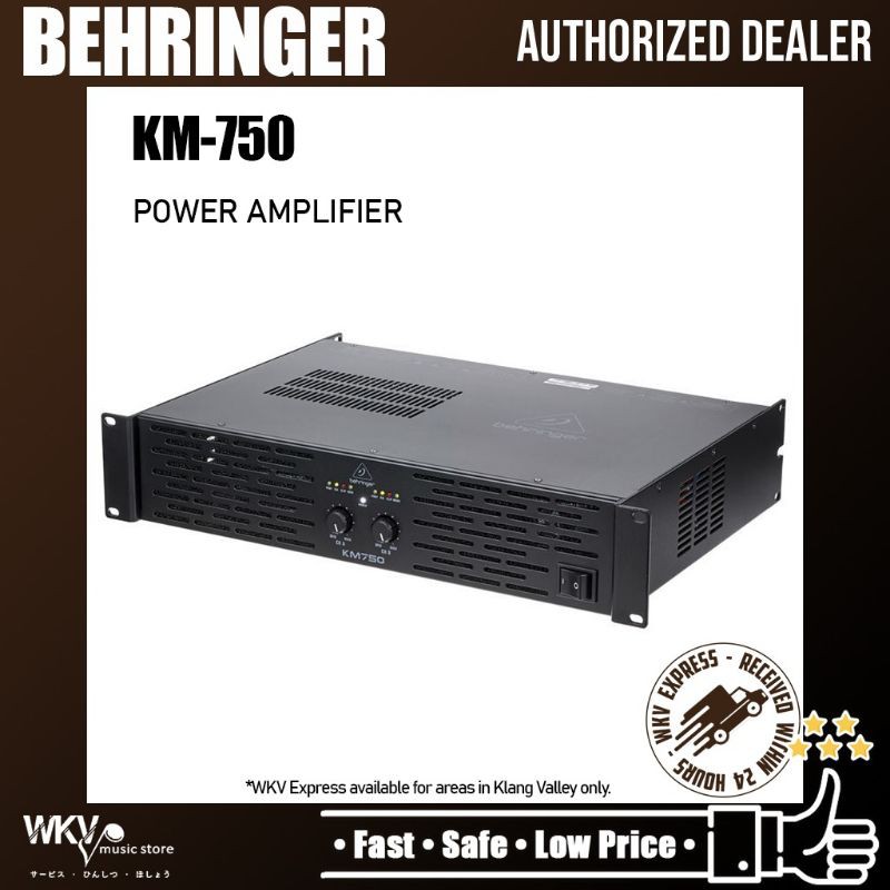 Behringer KM750 750watt 2channel Power Amplifier (KM750) Shopee