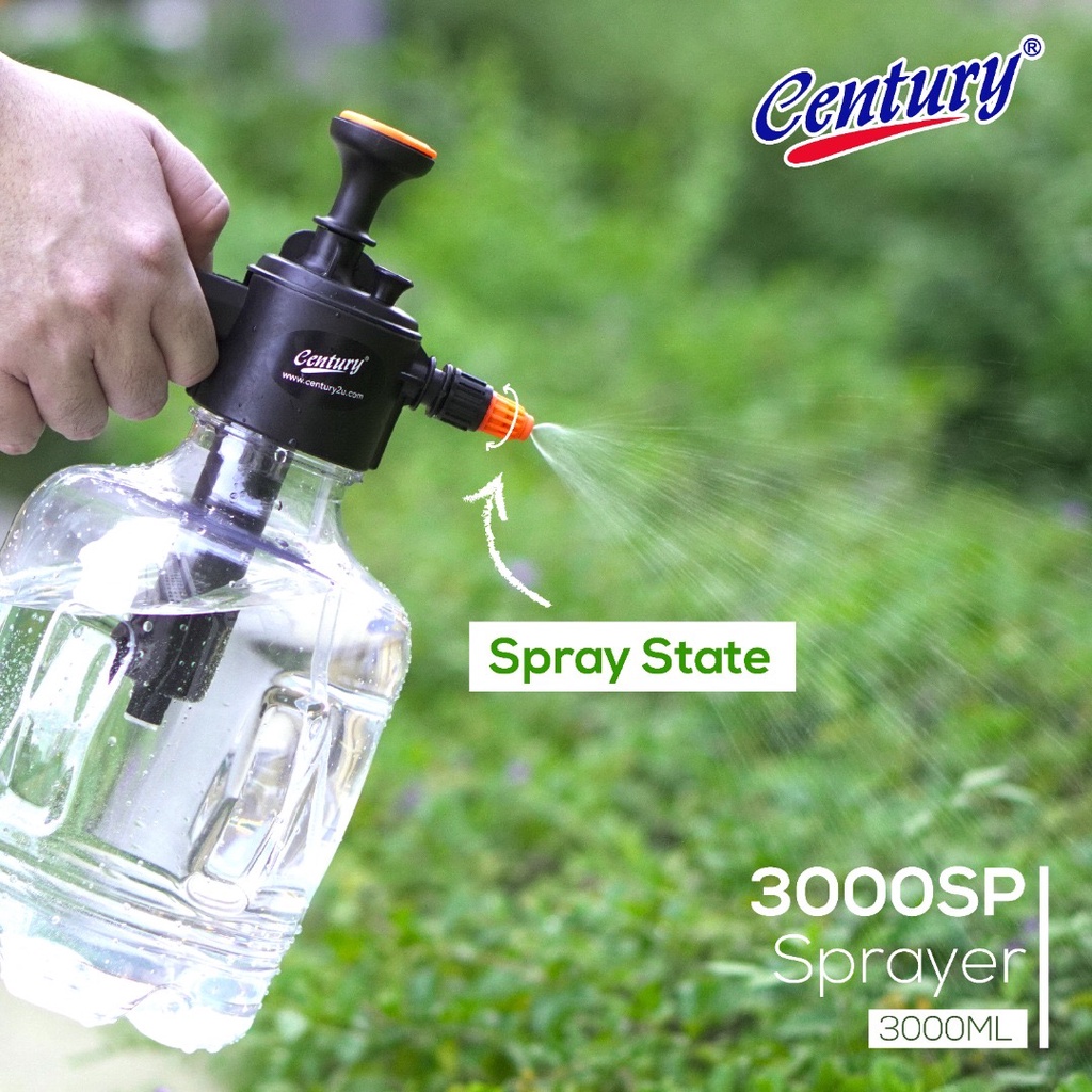 CENTURY Sprayer 3000ML MultiPurpose Pressure Sprayer Pump Hand Pump