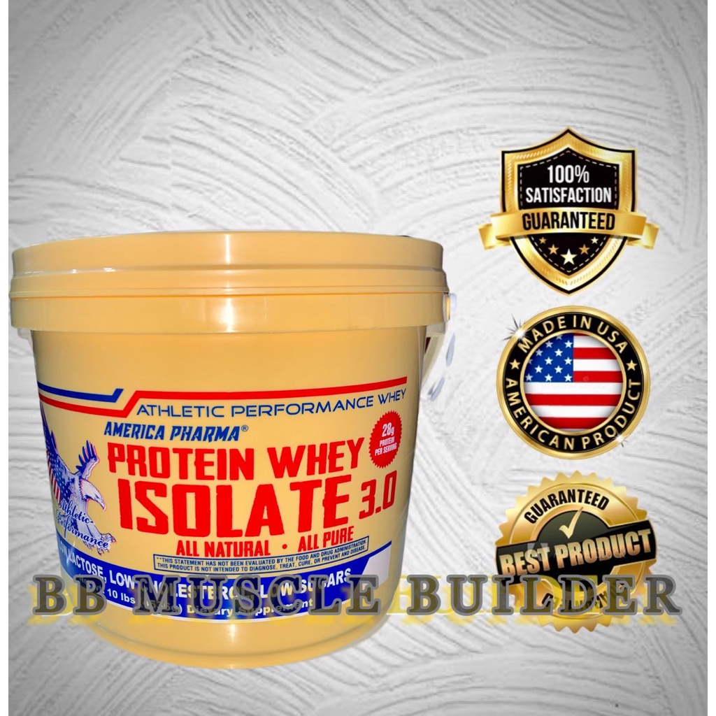 America Pharma Whey Isolate Protein (MOCHA Flavour Baru) Whey Protein