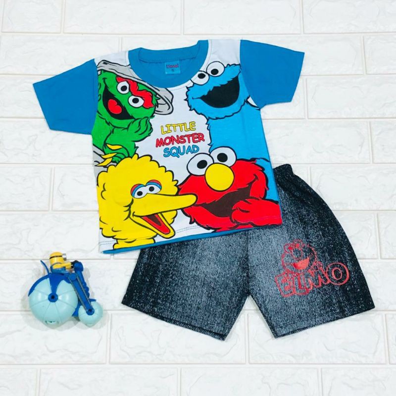 Elmo Friends TC 15 Years Old Boys Suits Shopee Malaysia