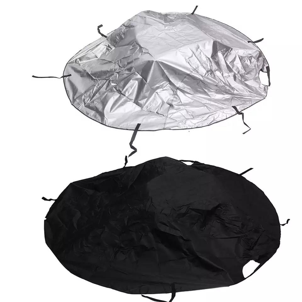 Foldable Car Cover Soft Top Roof Protector Half Cover 420D Waterproof