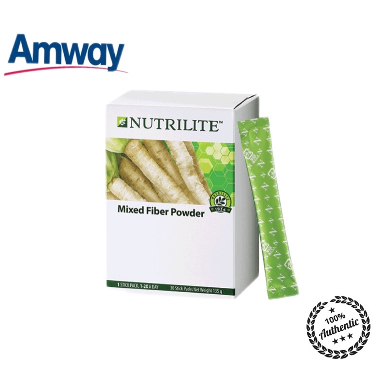 Amway Nutrilite Mixed Fiber Powder 4.5g X 30 Stick Packs Shopee