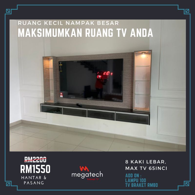 Tv / Tv Termasuk Penghantaran Dan Pemasangan Shopee