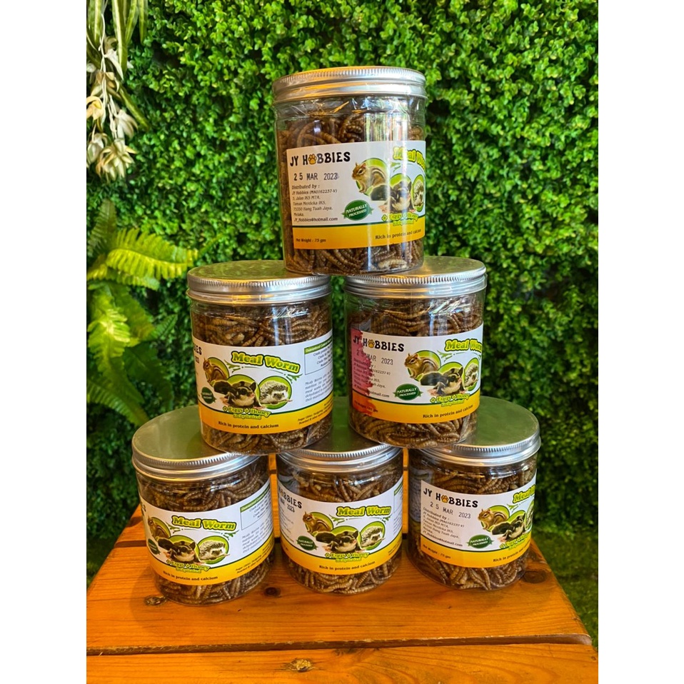 Dried Mealworms (Small Pet) (Sugar Glider) (Hedgehog) (Reptiles) (Fish