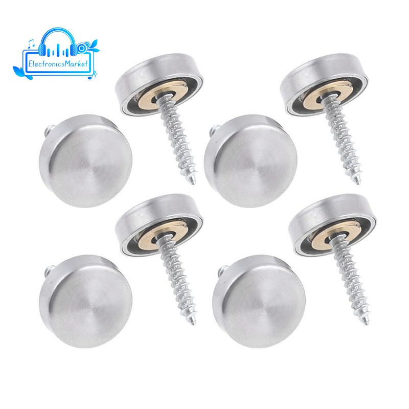 16 mm Stainless Steel Mirror Nails Screw Cap (8 Pieces) Shopee Malaysia