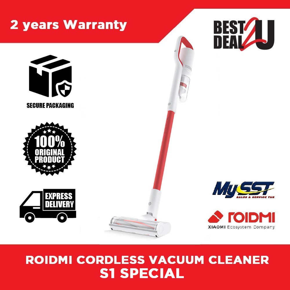 [MY] Roidmi S1 Special Cordless Vacuum Cleaner Original Malaysia Set