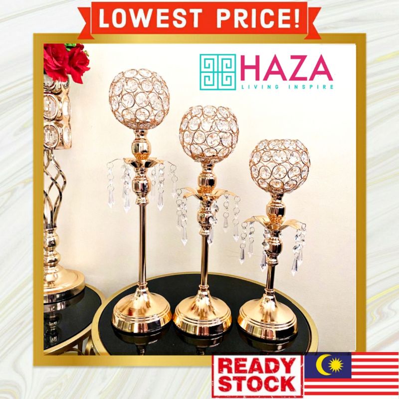 🔥 READY STOCK 🔥 ANGEL Crystal Candle Holder Malaysia SSF Kaison Ikea