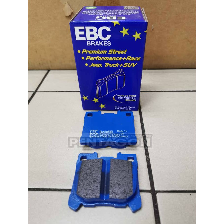 EBC UK Bluestuff REAR Brake Pads 800c Toyota Yaris GR Turbo 2021