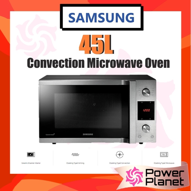 Samsung 45L Convection Microwave Oven MC455THRCSR with Big Capacity