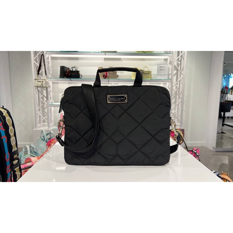 Marc Jacobs Quilted Nylon Laptop Bag Shopee Malaysia