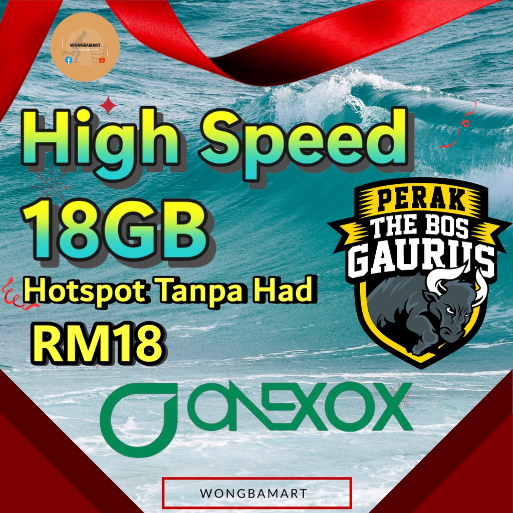 XOX SIM CARD ONEXOX PREPAID 36months validity Wawa 18gb high speed