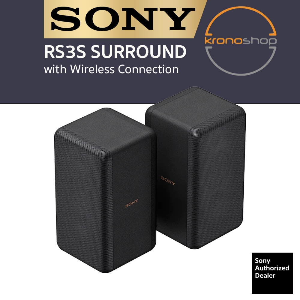 Sony SA-RS3S Total 100W Additional Wireless Rear Speakers SARS3S SA