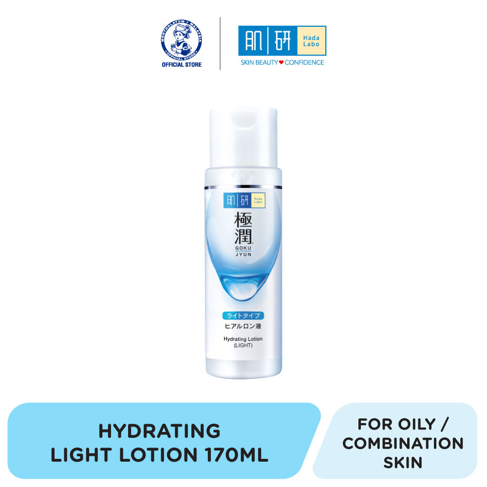 Hada Labo Upgraded Hydrating Lotion Light For Oily Combination Skin Moisturizing (170ml