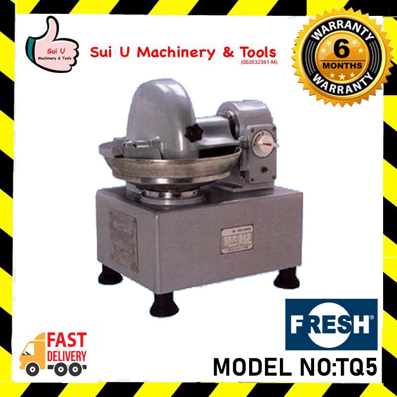FRESH TQ5A / TQ5A / TQ5 5L Bowl Cutter Kitchen Machine 0.37kW 80rpm