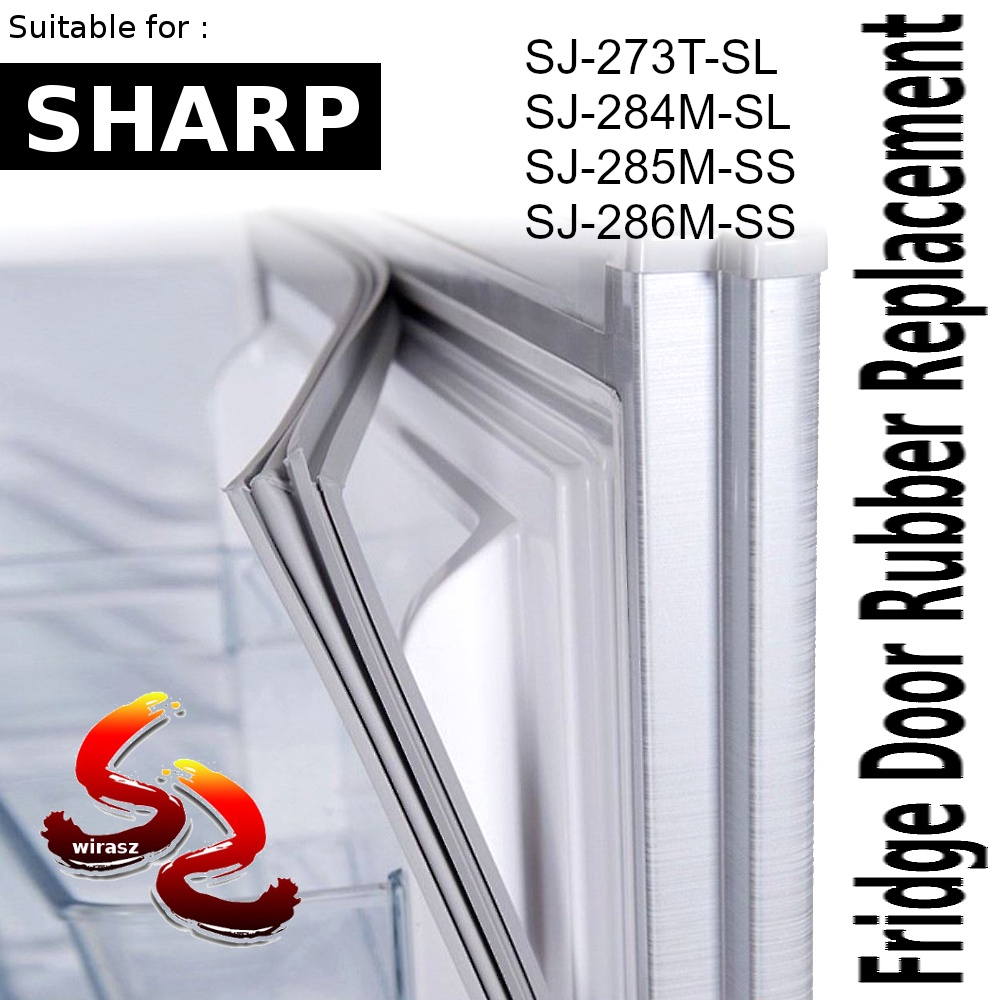 SHARP Refrigerator Fridge Door Seal Gasket Rubber Replacement part SJ