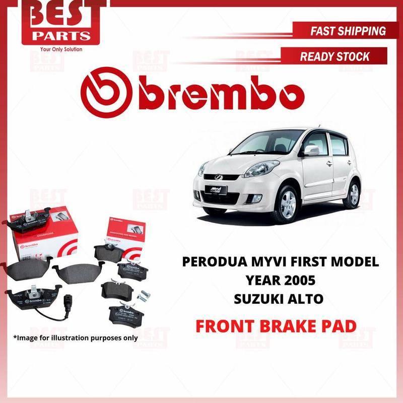 Brembo Perodua Myvi Year 2005 Suzuki Alto Front Brake Pad RedShim 100