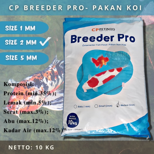 Cp Breeder Pro BP 2mm Ornamental Fish Food Ornamental Fish Feed Sack